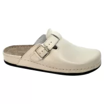 249 -es ferfi Doss bőr nem lyukacsos papucs - beige