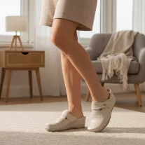 271 -es női Doss bőr papucs - beige