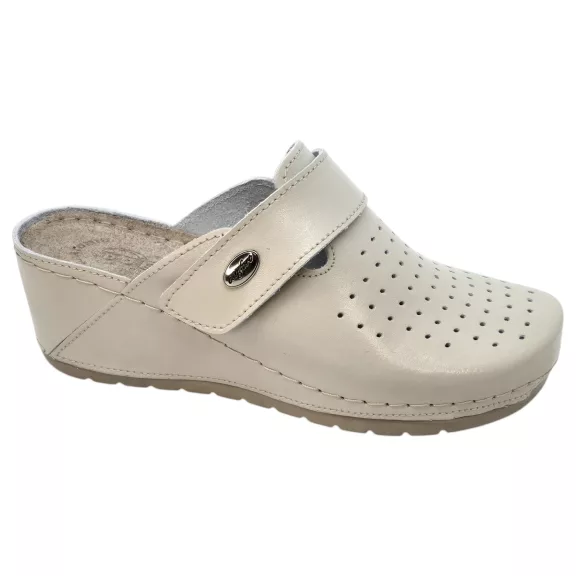 271 -es női Doss bőr papucs - beige 271 -es női Doss bőr papucs - beige