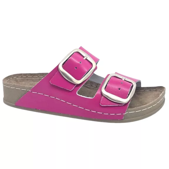 298 -as női Doss bőr papucs - pink 298 -as női Doss bőr papucs - pink