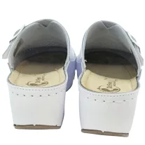 3021 -es női Dr Feet bőr papucs - feher