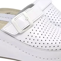 3021 -es női Dr Feet bőr papucs - feher
