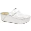3021 -es női Dr Feet bőr papucs - feher