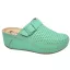 3021 -es női Dr Feet bőr papucs - zold