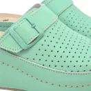3021 -es női Dr Feet bőr papucs - zold