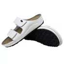 4001 -es női Dr Feet bőr papucs - feher