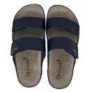 4001 -es női Dr Feet bőr papucs - fekete