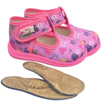4 -es gyerek Doss hazi papucs - rozsaszin Princess