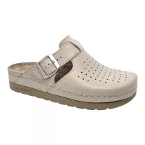 525 -os női Doss bőr papucs - beige