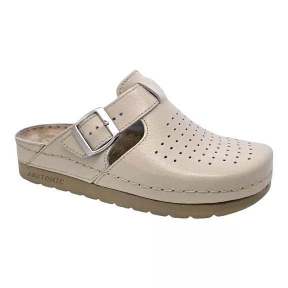 525 -os női Doss bőr papucs - beige 525 -os női Doss bőr papucs - beige