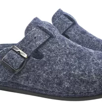 600 -as ferfi Dr Feet gyapju papucs - sotet kek