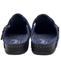 600 -as ferfi Dr Feet gyapju papucs - sotet kek