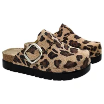 614 -es női Doss bőr papucs - animal print