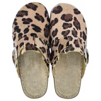 614 -es női Doss bőr papucs - animal print