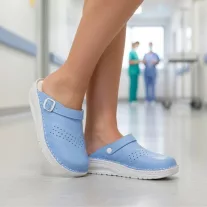 6268 -as női Piumetta gordülő talpu klumpa - vilagos kek