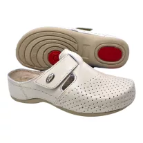 89 -es női Doss bőr papucs - beige