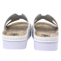 9000 -es női Dr Feet bőr papucs - feher