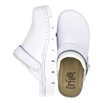 9010 -es női Dr Feet bőr papucs - feher