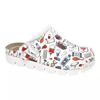 9010 -es női Dr Feet bőr papucs - new medical