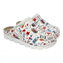 9010 -es női Dr Feet bőr papucs - new medical