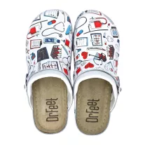 9010 -es női Dr Feet bőr papucs - new medical