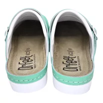 9010 -es női Dr Feet bőr papucs - zold