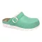 9010 -es női Dr Feet bőr papucs - zold