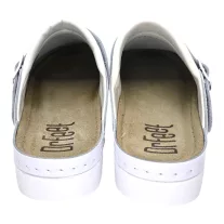 9014 -es női Dr Feet bőr papucs - feher