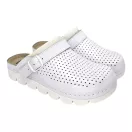 9014 -es női Dr Feet bőr papucs - feher 9014 -es női Dr Feet bőr papucs - feher
