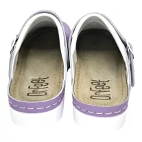 9014 -es női Dr Feet bőr papucs - lila