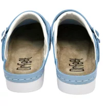 9014 -es női Dr Feet bőr papucs - vilagos kek
