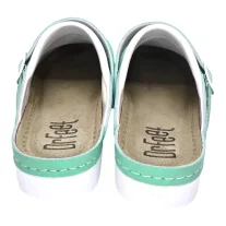 9014 -es női Dr Feet bőr papucs - zold