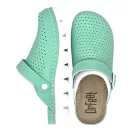9014 -es női Dr Feet bőr papucs - zold 9014 -es női Dr Feet bőr papucs - zold