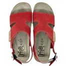 9016 -os női Dr Feet bőr szandal - piros 9016 -os női Dr Feet bőr szandal - piros