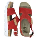 9016 -os női Dr Feet bőr szandal - piros 9016 -os női Dr Feet bőr szandal - piros