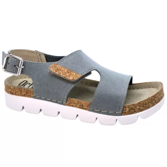 9016 -os női Dr Feet bőr szandal - vilagos kek 9016 -os női Dr Feet bőr szandal - vilagos kek