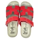 9018 -as női Dr Feet bőr papucs - piros 9018 -as női Dr Feet bőr papucs - piros