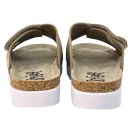 9019 -es női Dr Feet bőr papucs - cappuccino