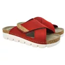 9019 -es női Dr Feet bőr papucs - piros 9019 -es női Dr Feet bőr papucs - piros