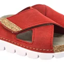 9019 -es női Dr Feet bőr papucs - piros 9019 -es női Dr Feet bőr papucs - piros
