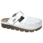 9020 -as női Dr Feet bőr papucs - feher