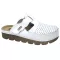 9020 -as női Dr Feet bőr papucs - feher
