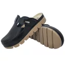9020 -as női Dr Feet bőr papucs - fekete