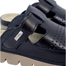 9020 -as női Dr Feet bőr papucs - fekete 9020 -as női Dr Feet bőr papucs - fekete