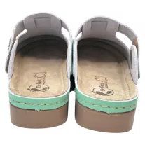 9020 -as női Dr Feet bőr papucs - zold