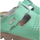 9020 -as női Dr Feet bőr papucs - zold 9020 -as női Dr Feet bőr papucs - zold