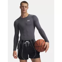 UA HG Armour Comp LS-GRY