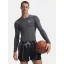 UA HG Armour Comp LS-GRY