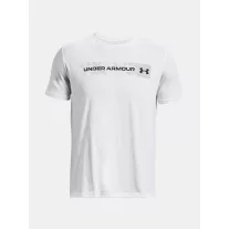 UA CAMO CHEST STRIPE SS-WHT