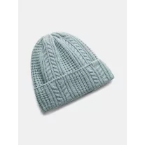 W Halftime Cable Knit Beanie-GRN
